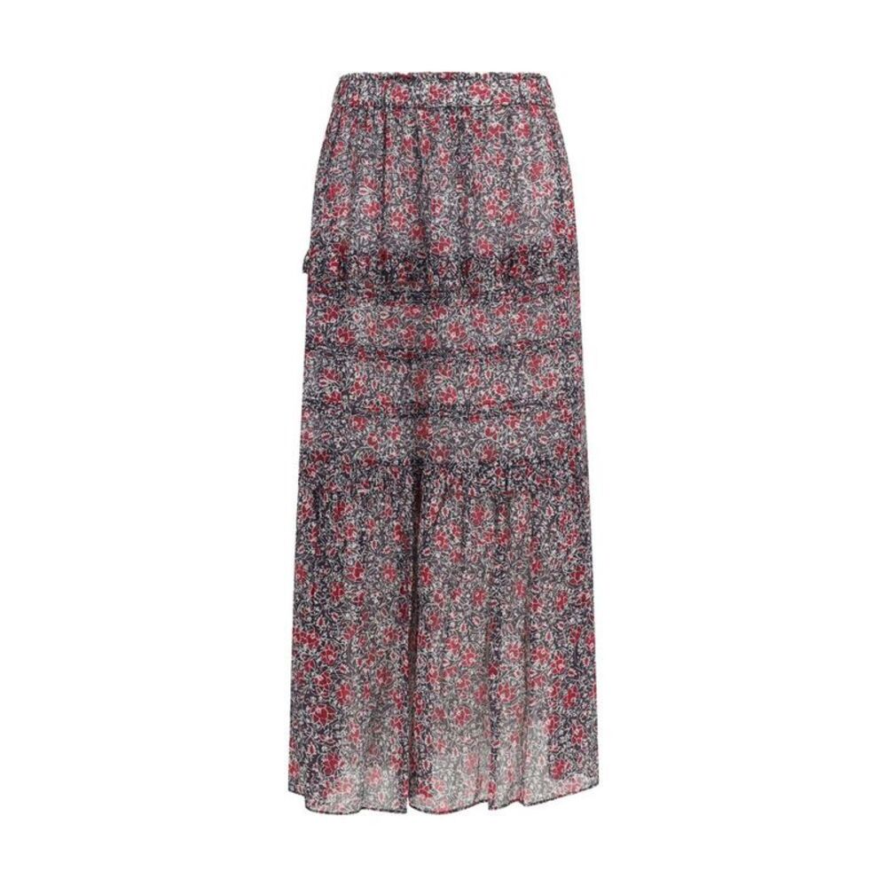 Isabel Marant Étoile Purple Cotton Long Women's Skirt